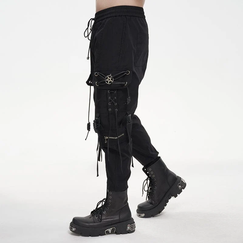 Punk-Cargohose für Herren