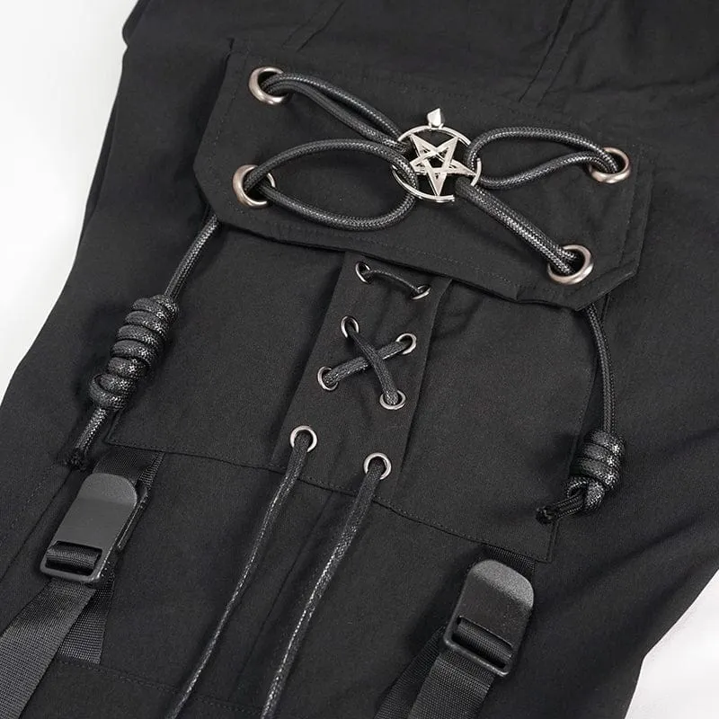 Punk-Cargohose für Herren