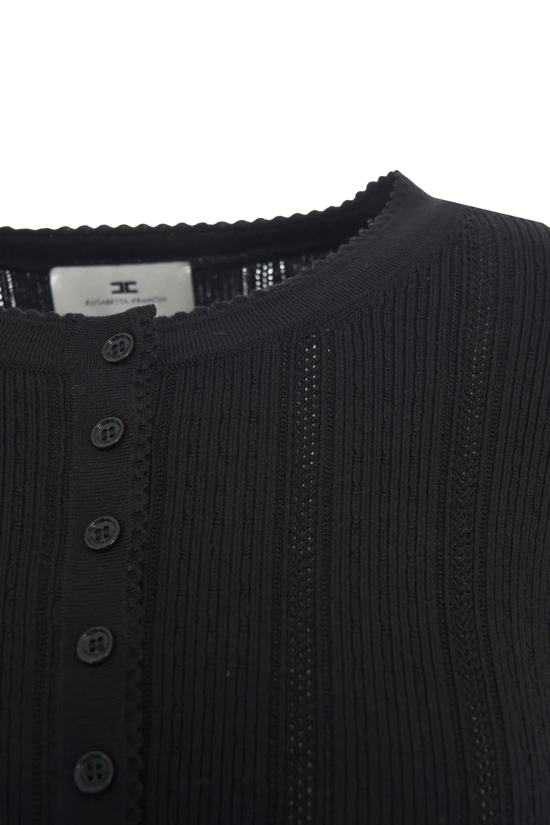 Cardigan con chiusura con bottoni