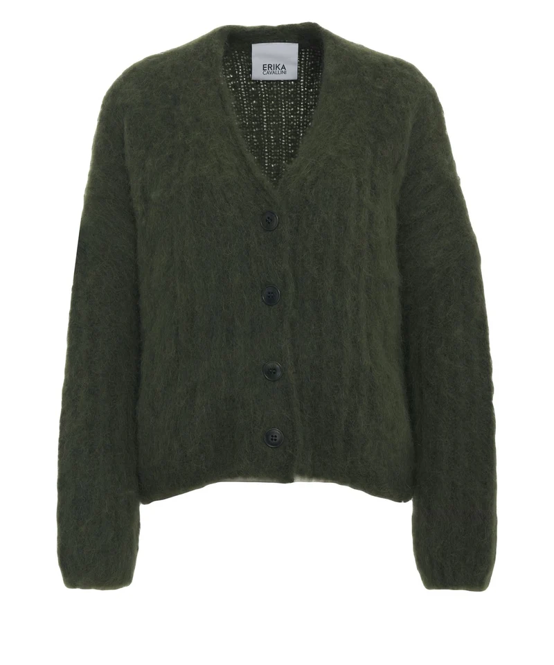 Cardigan in alpaca