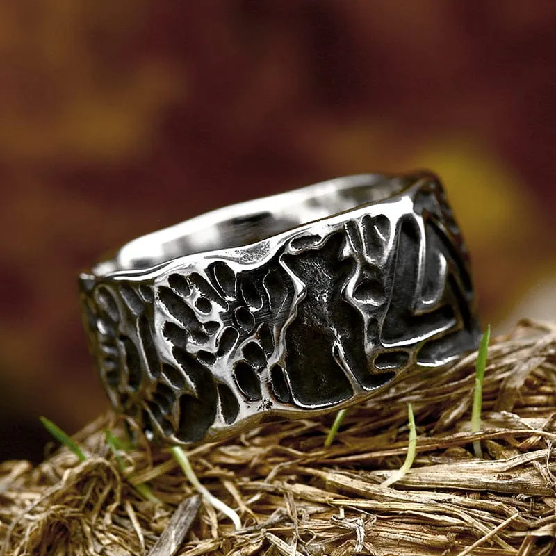 Punk-Totem-Ring für Herren
