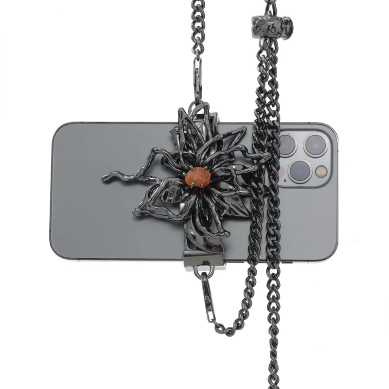 Punk Lotus Handytasche Kette