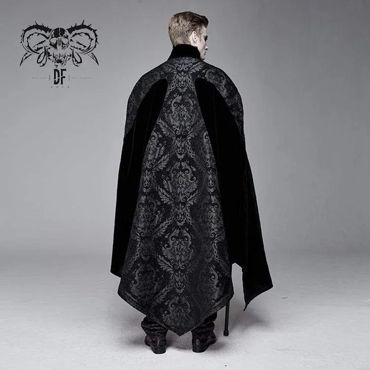 Herren Goth Jacquard Mantel