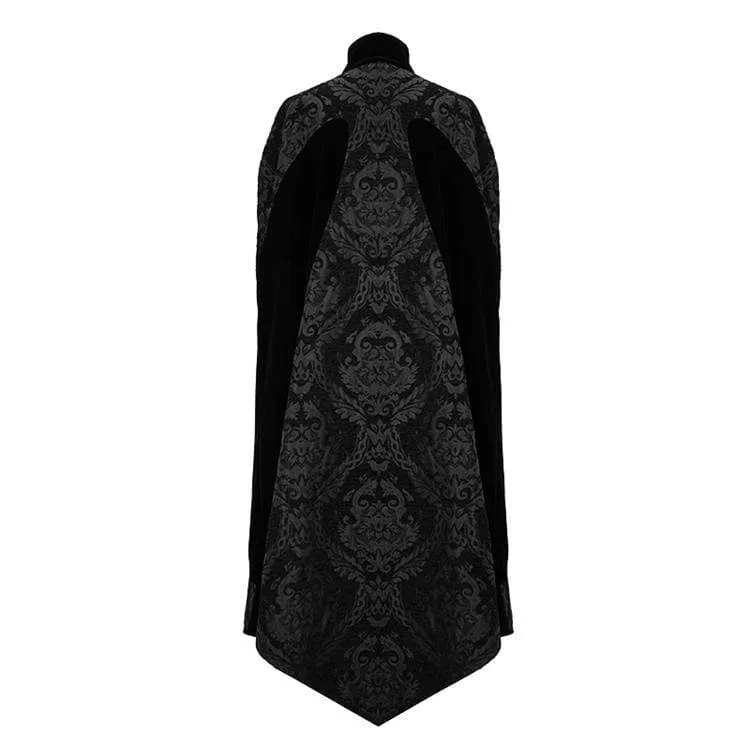 Herren Goth Jacquard Mantel