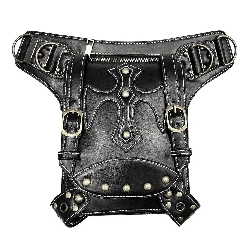 Steampunk Cross Buckles Mehrzwecktasche