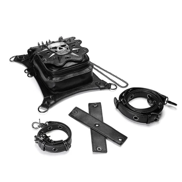 Steampunk Skull Nieten Reisetasche
