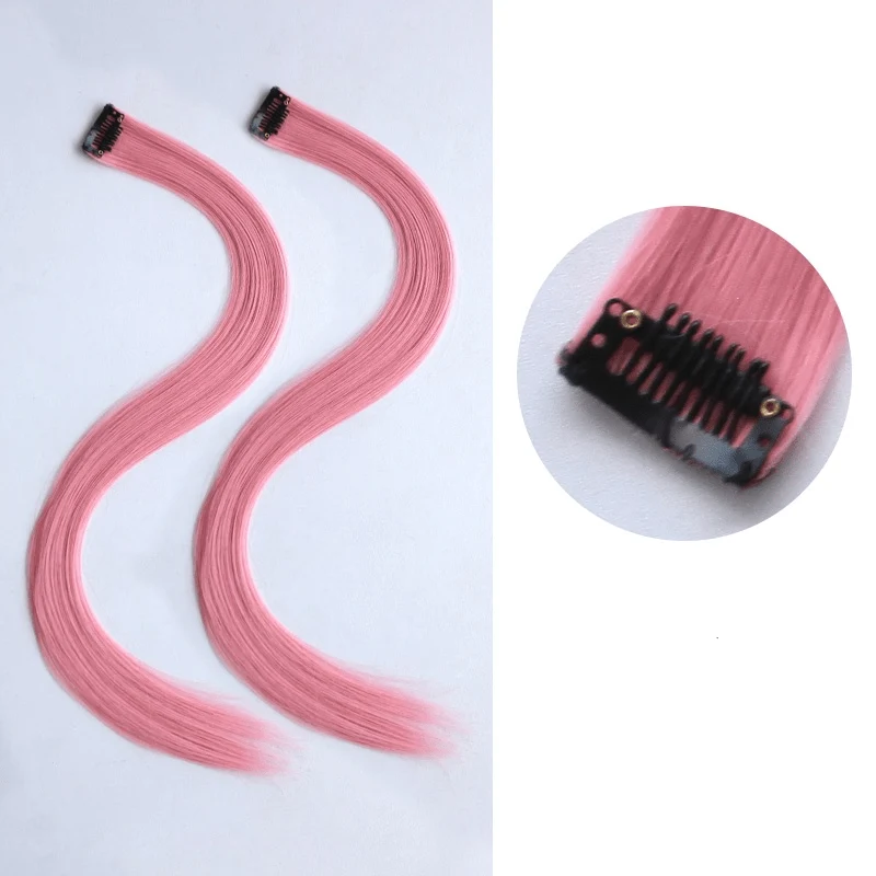 Synthetische Haarverlängerung mit Farbverlauf für Damen
