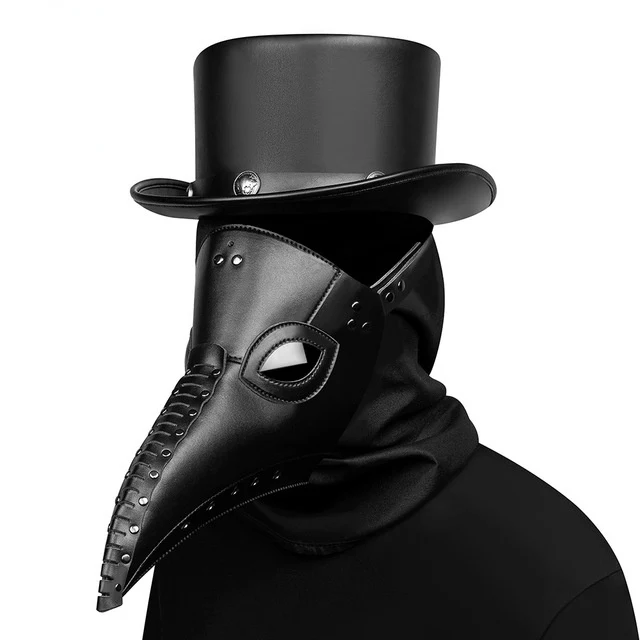 Steampunk Genagelte Spleißschnabelmaske