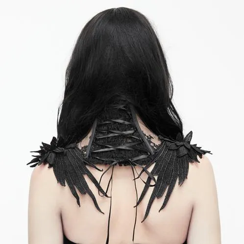 Damen Gothic Spitzenkragen