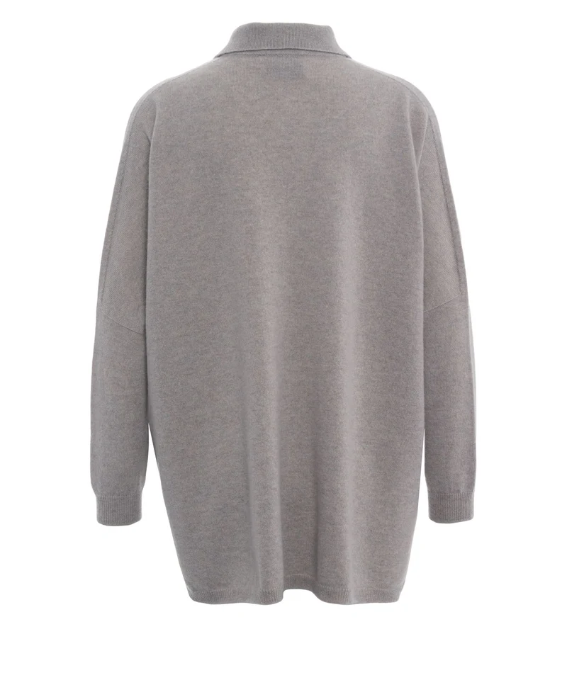 Camicia in maglia di cashmere