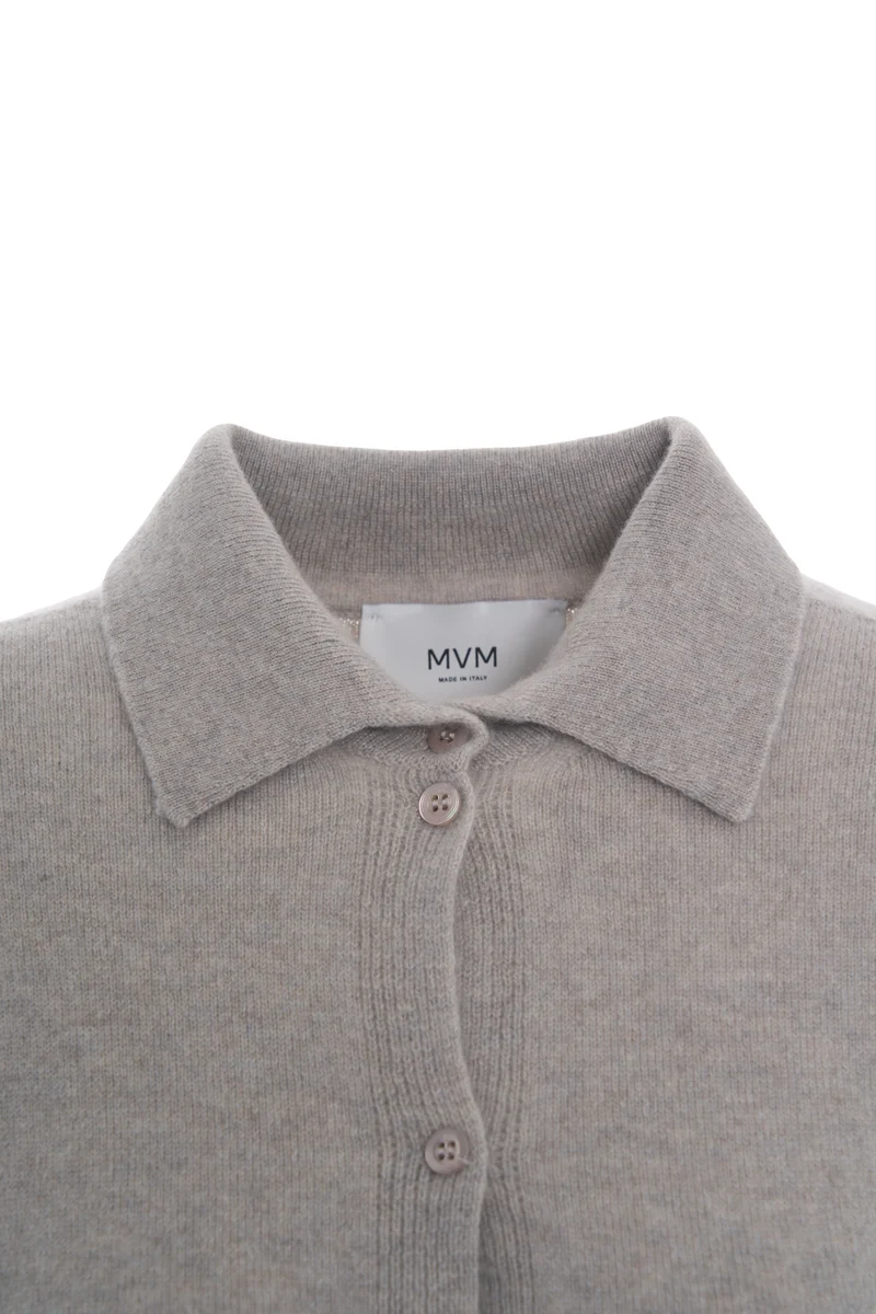 Camicia in maglia di cashmere