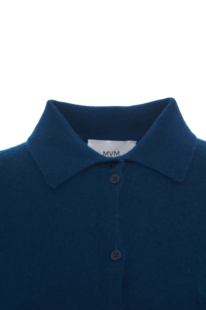 Camicia in maglia di cashmere
