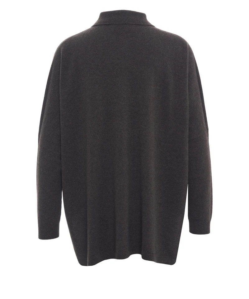 Camicia in maglia di cashmere