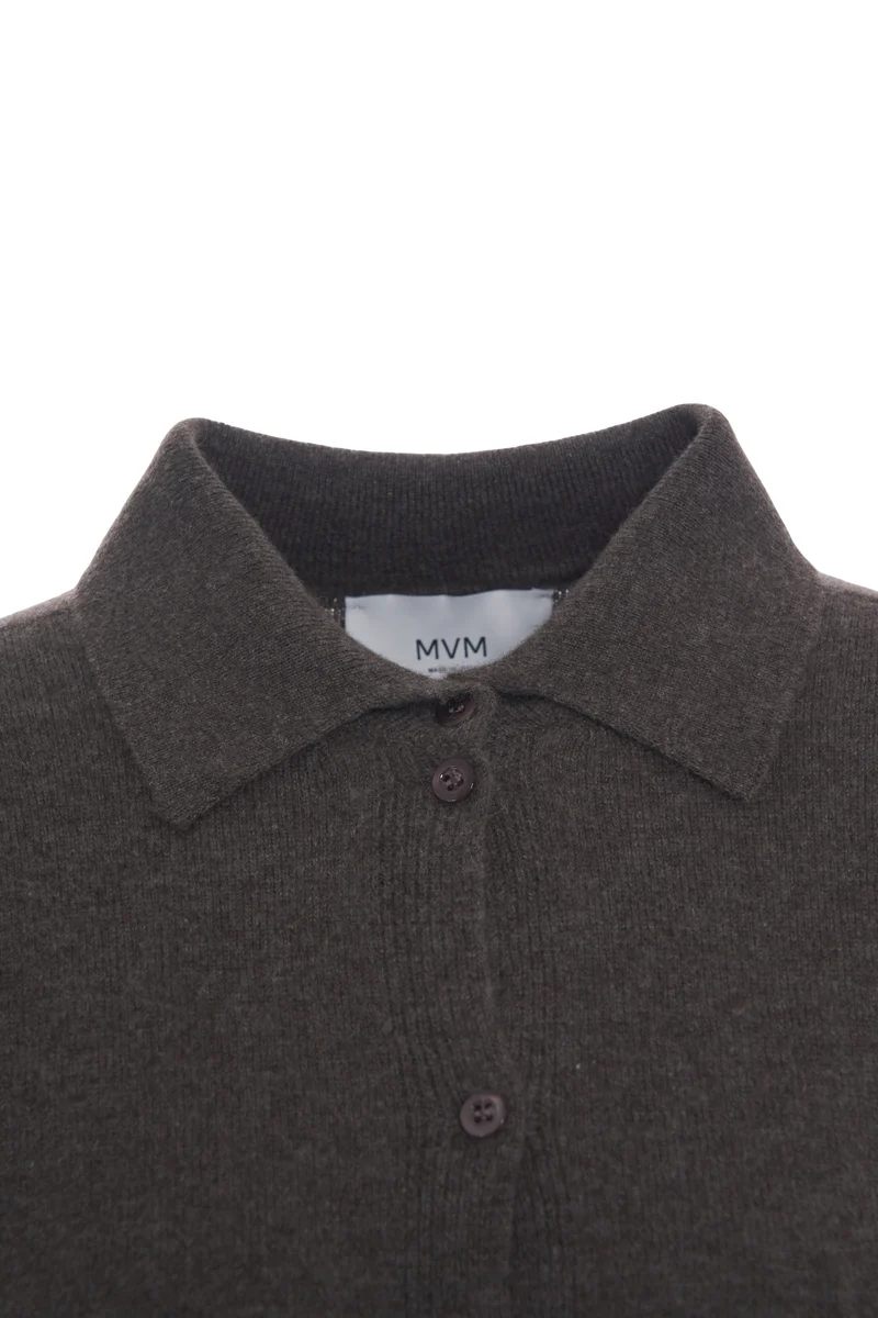 Camicia in maglia di cashmere