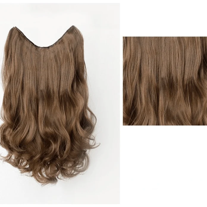 Double Color Deep Wave Synthetics Haarverlängerung für Damen