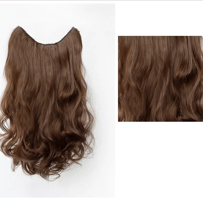 Double Color Deep Wave Synthetics Haarverlängerung für Damen