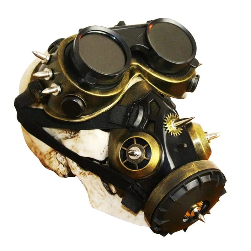 Steampunk Goggles Halloween Gasmaske