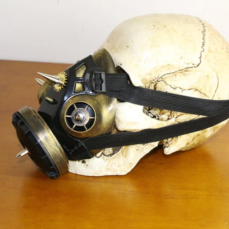 Steampunk Goggles Halloween Gasmaske