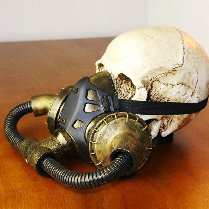 Steampunk Wired Cosplay Gasmaske