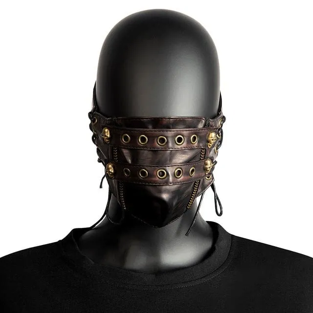 Steampunk Strappy Totenkopf Spleißmaske