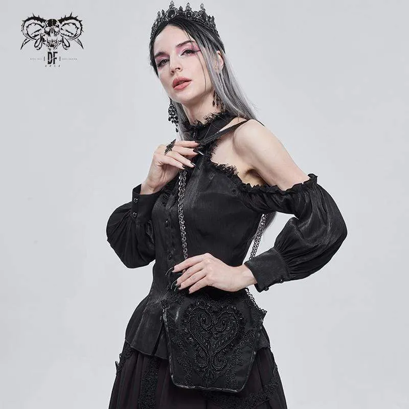 Gothic-Blumenbeutel für Damen
