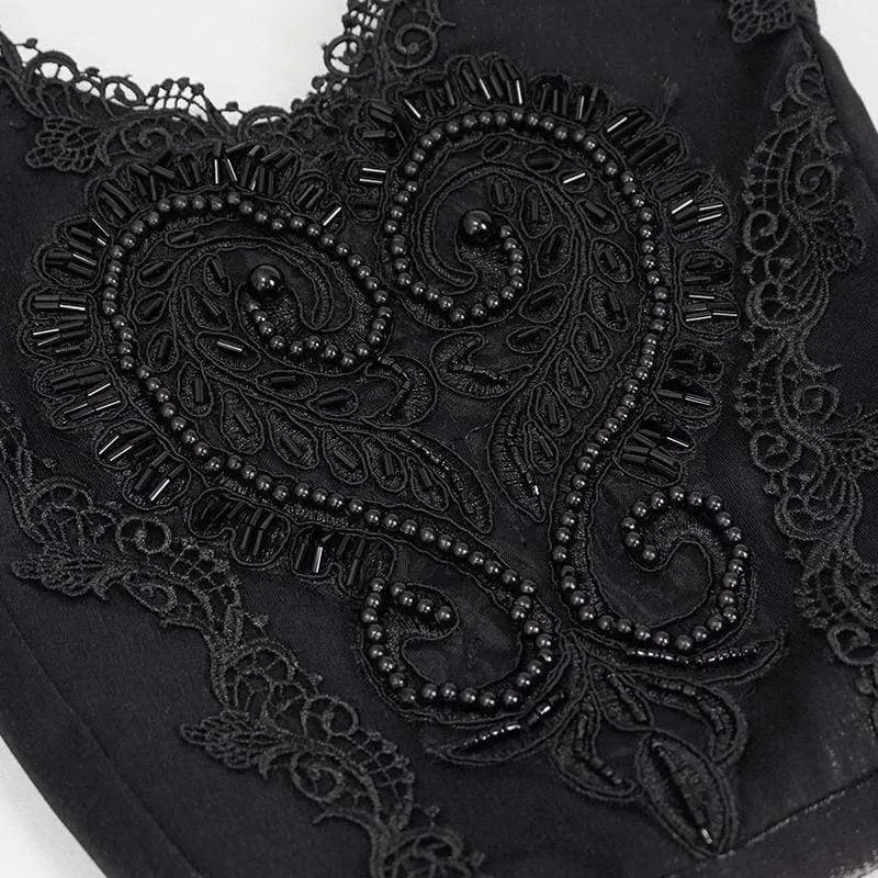 Gothic-Blumenbeutel für Damen
