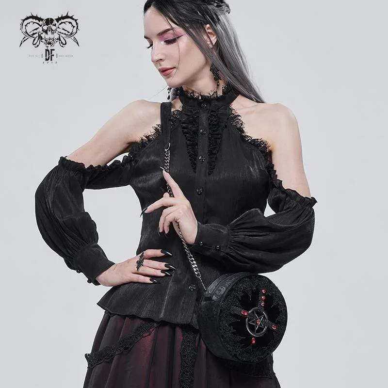 Gothic-Blumenstern-Tasche für Damen