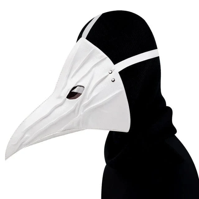Steampunk einfarbig gefaltete Schnabelmaske
