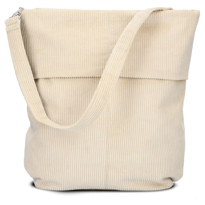 zwei Mademoiselle M12 - Bolso de hombro 32 cm (cord-creme)