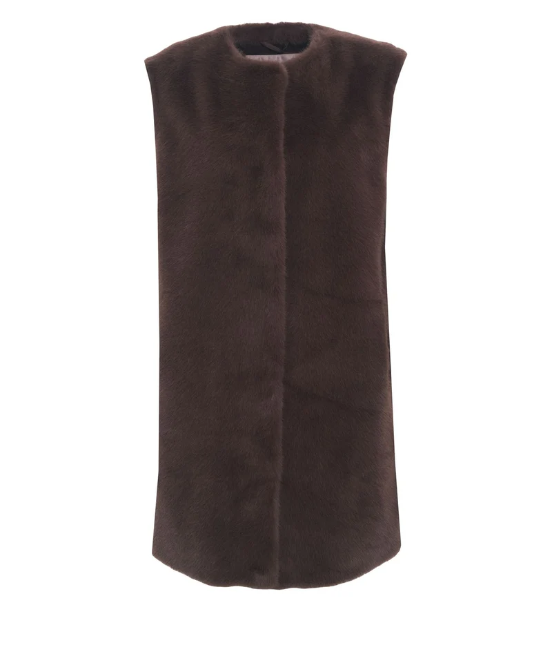 Gilet in pelliccia sintetica