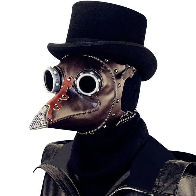 Steampunk Kunstleder-Spleiß-Hut