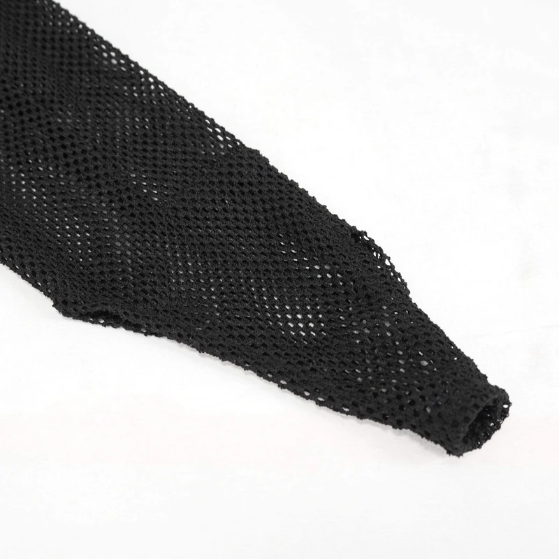 Gothic Splice Top mit Pentagramm-Ausschnitt für Damen