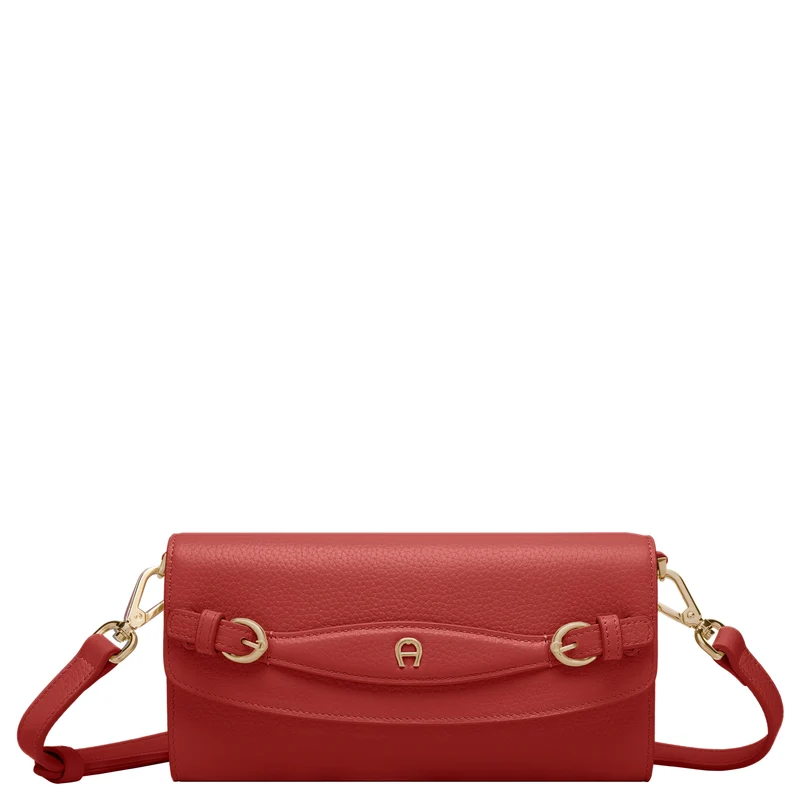 Aigner Cavallo Wallet on Strap - Bolso bandolera/cartera 6cc 21 cm (burnt red)