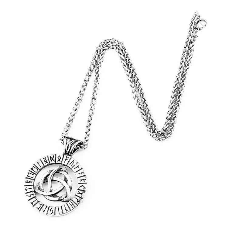 Punk Rune Celtic Knot Halskette für Herren