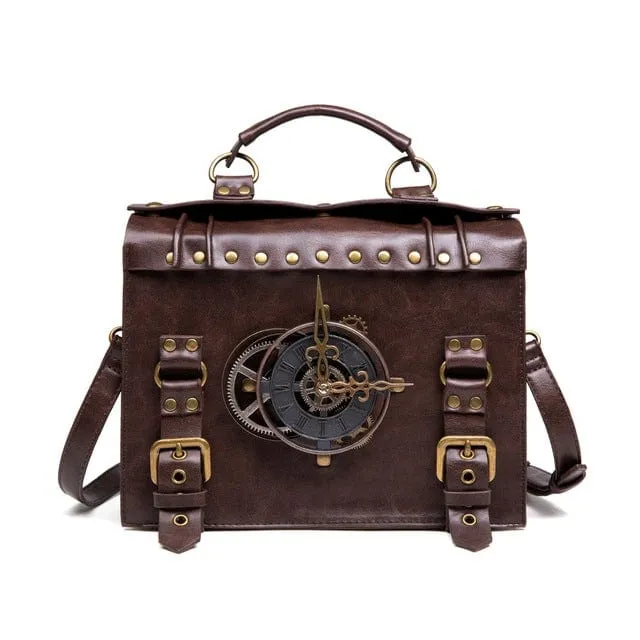 Steampunk Clock Buckle abnehmbare Tasche