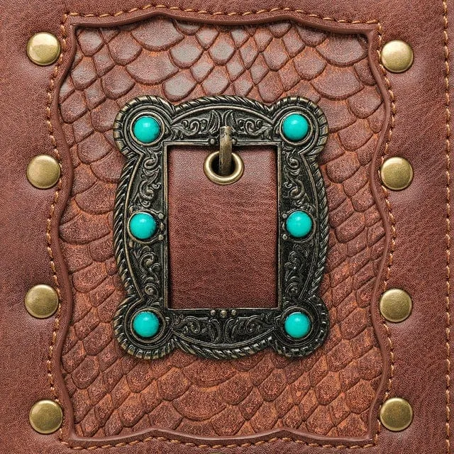Steampunk abnehmbare quadratische Mini-Tasche