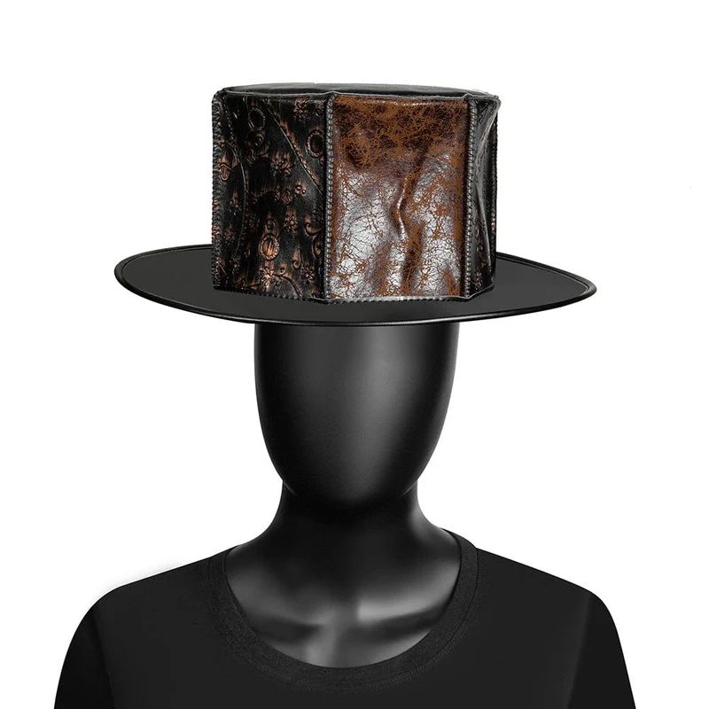 Herren Steampunk Distress Splice Hut