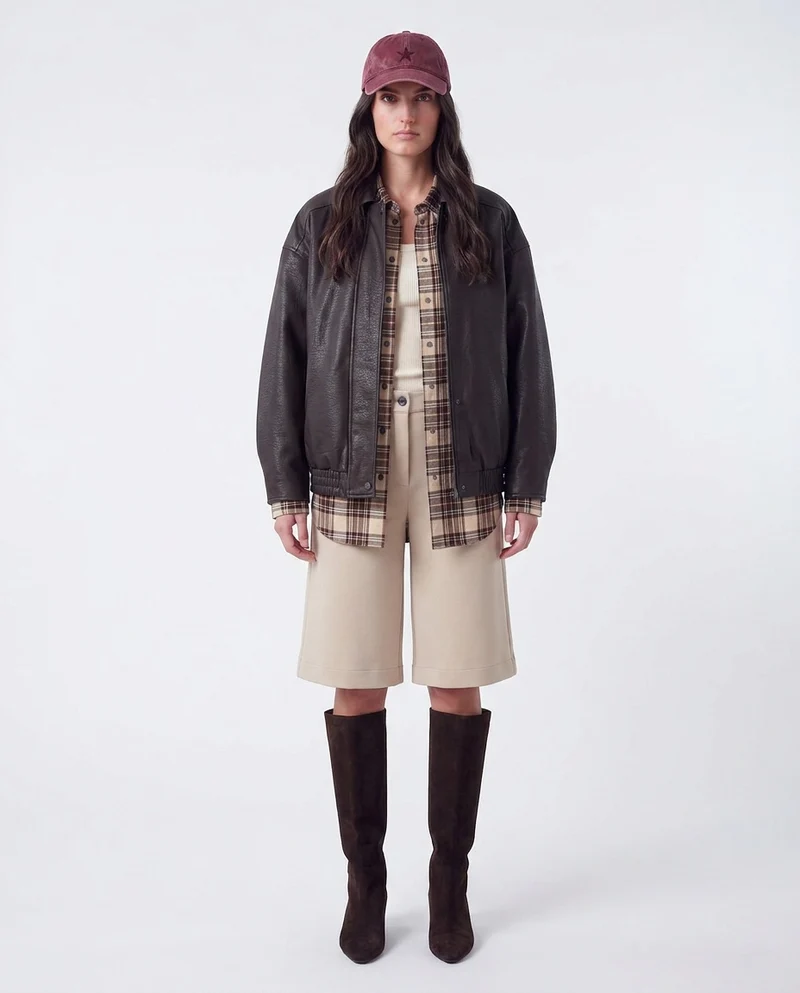 Giacca in ecopelle 'Newport'