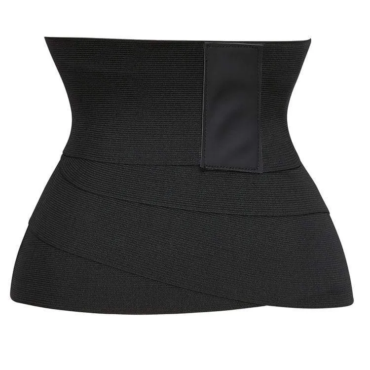 Damen Punk elastischer Klettverschluss Shapewear Schlankheitsgürtel Taillengürtel
