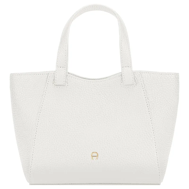 Aigner Pura S - Bolso de mano 26 cm (cotton white)