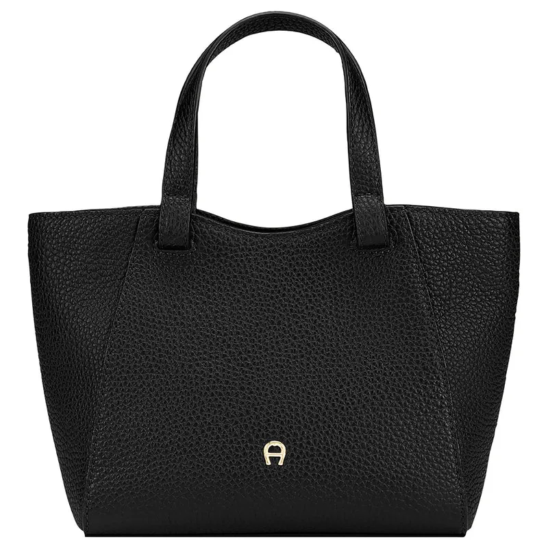 Aigner Pura S - Bolso de mano 26 cm (black)