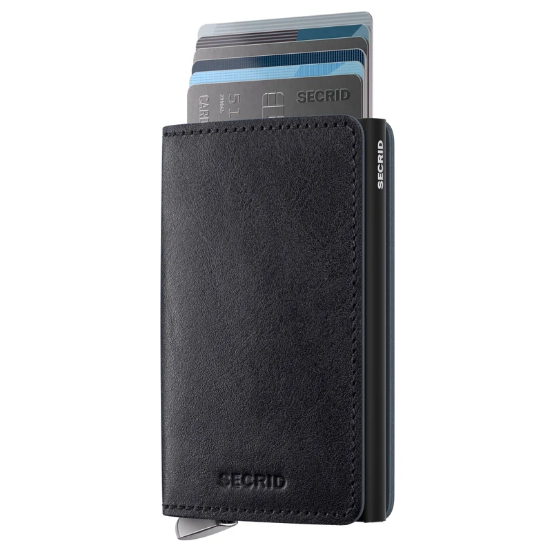 Secrid Premium Basco Slimwallet - Cartera RFID 6.5 cm (ink+)
