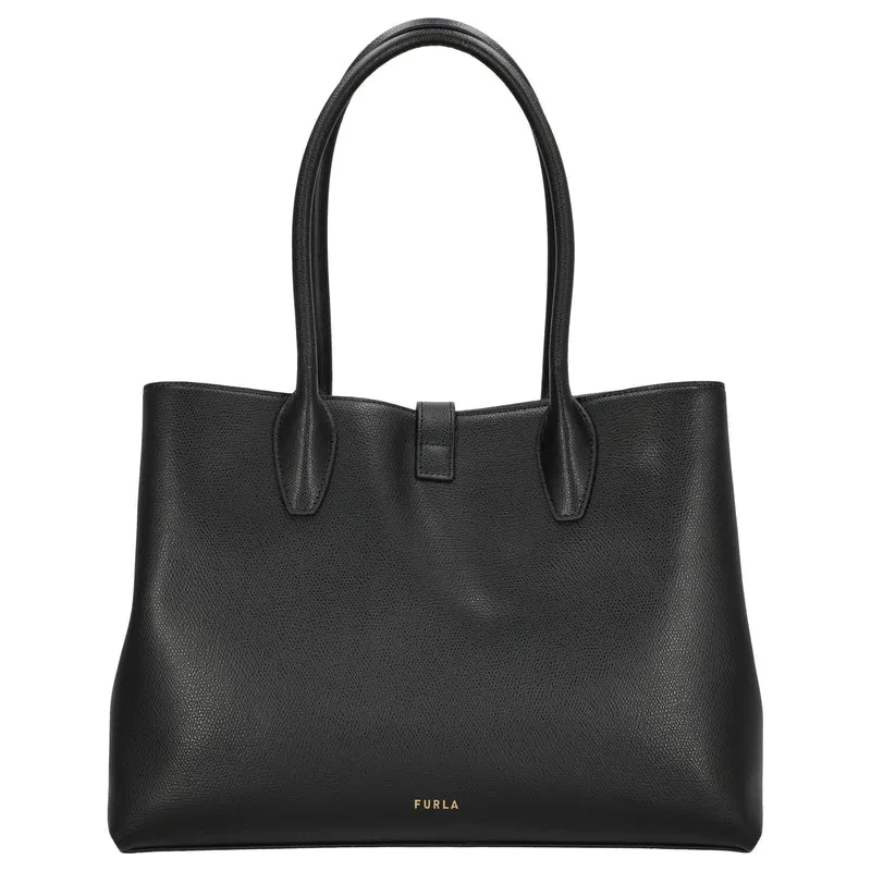Furla Goccia Tote Base - Bolso de mano M 33 cm (nero)