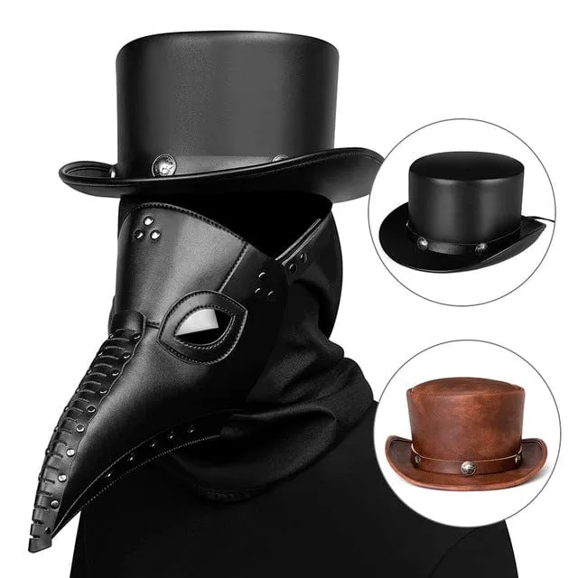 Steampunk-Abzeichen-Spleiß-Hut für Herren