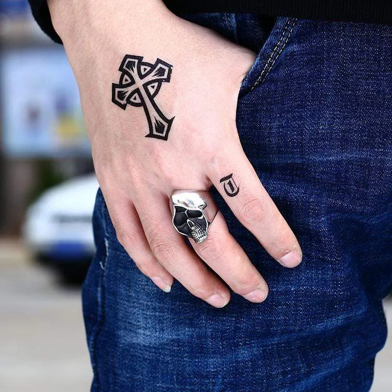 Punk-Schädelring für Herren