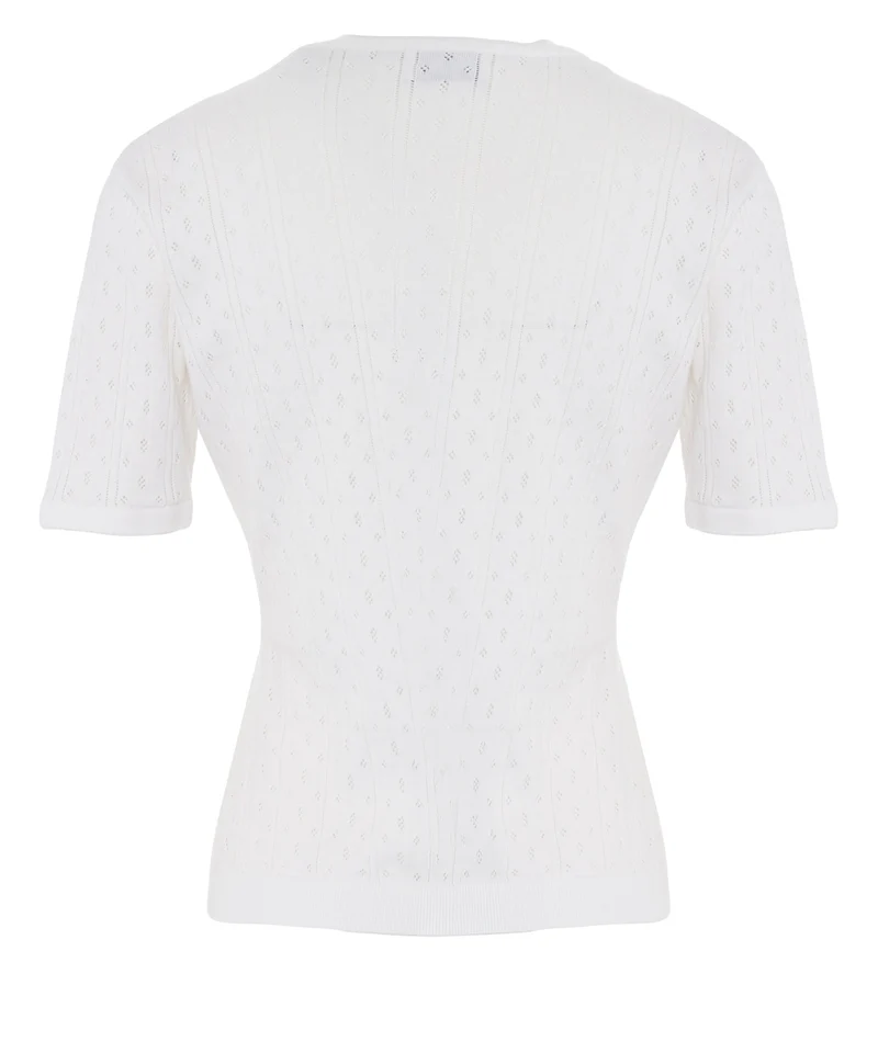 T-shirt 'Pointelle'