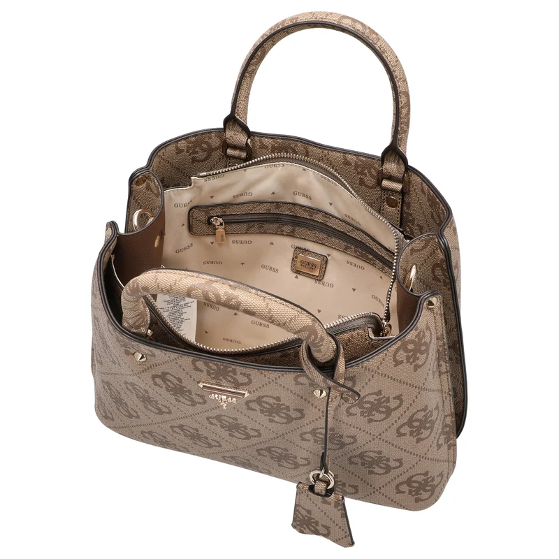 Guess Meridian ll - Bolso de mano (latte logo)
