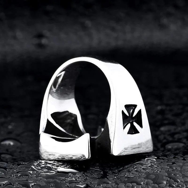 Punk Cross Rings für Herren