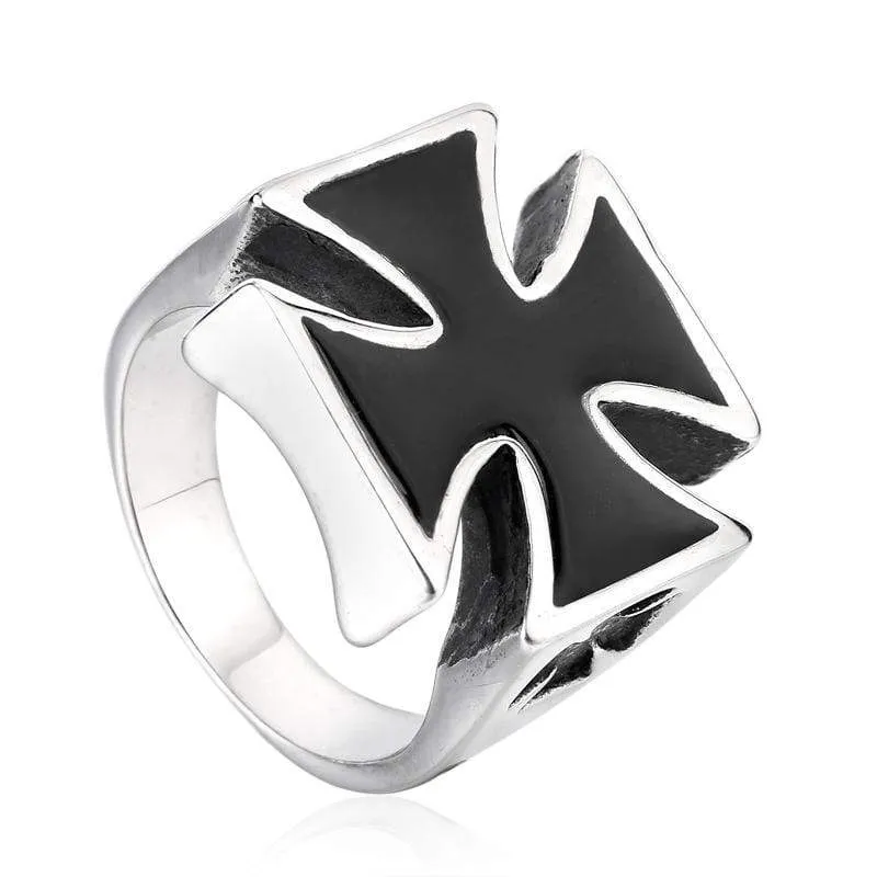 Punk Cross Rings für Herren