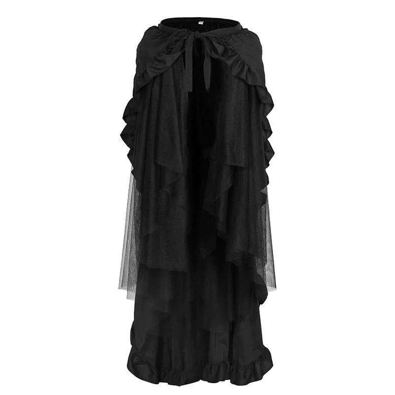 Gothic-Maxiröcke mit Rüschen für Damen